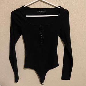 Black Abercrombie bodysuit